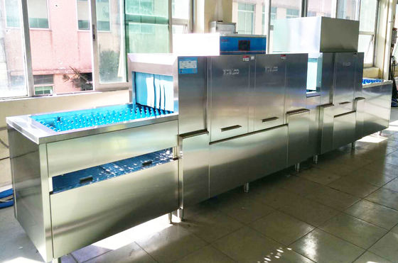 China 630KG afwasmachine eco-L530P2H van de roestvrij staal de Lange ketting voor Hotels leverancier