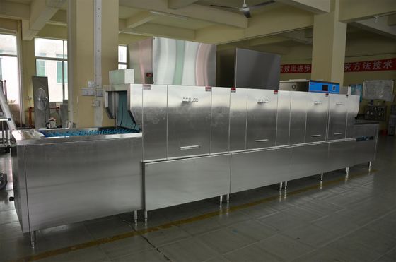 China Automaat binnen afwasmachine eco-L580P2H2 van de Roestvrij staal de Lange ketting voor Centrale keuken leverancier