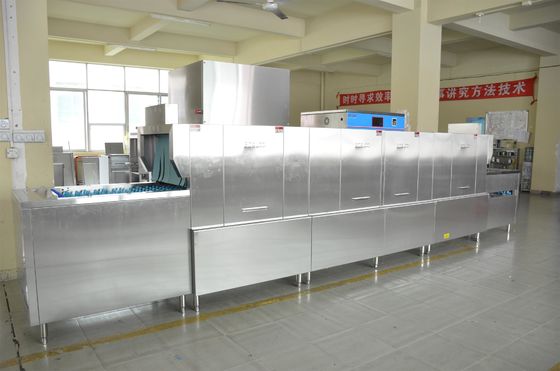 China De centrale Commerciële Afwasmachine 34KW van keukenkitchenaid/Was 60-75 ℃ van 70KW leverancier