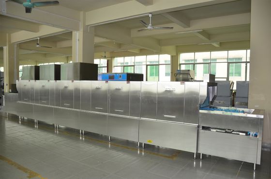 China Roestvrij staal Commerciële Afwasmachine Op hoge temperatuur eco-L810P3H3 leverancier