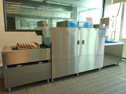 China Centrale het Type van Keukenvlucht Afwasmachine met de Open Bescherming van de Deurmacht leverancier