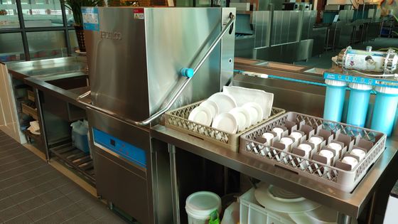 China Automaat binnen Commerciële Dishwashing Post, Commerciële Rangafwasmachine leverancier