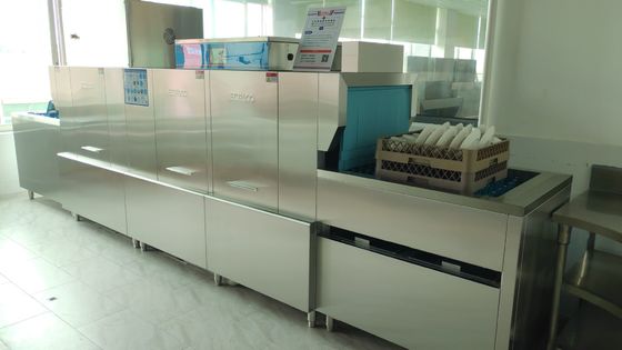 China Vluchttype van de arbeidsbesparing Afwasmachine voor Centrale Keuken 3600-5300 Reeksen per Uur leverancier