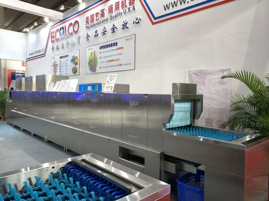 China 56KW/92KW-Roestvrij staal Commerciële Afwasmachine 1900H 9600 W850D voor Restaurants leverancier