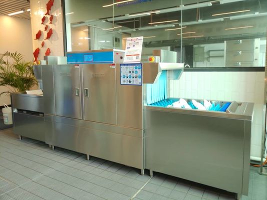China Dubbele Gootsteen Industriële Dishwashing Machine, Op zwaar werk berekend Afwasmachines Commercieel Gebruik leverancier